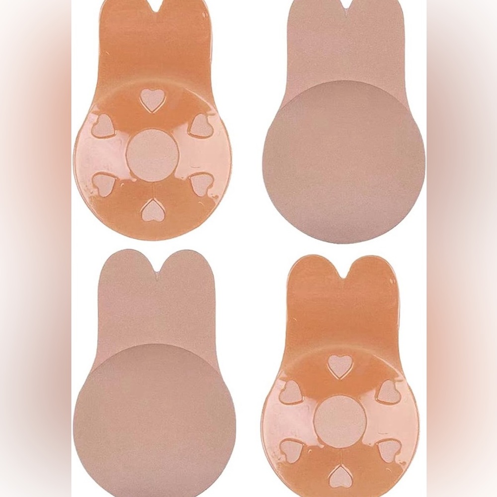 Adhesive Bra Invisible Backless Sticky Lift Cover - 2 pair - cup A-B